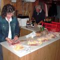 Großes Buffet im Clubhaus Eglisau