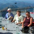 Auf dem Säntis bei strahlendem Sonnenschein